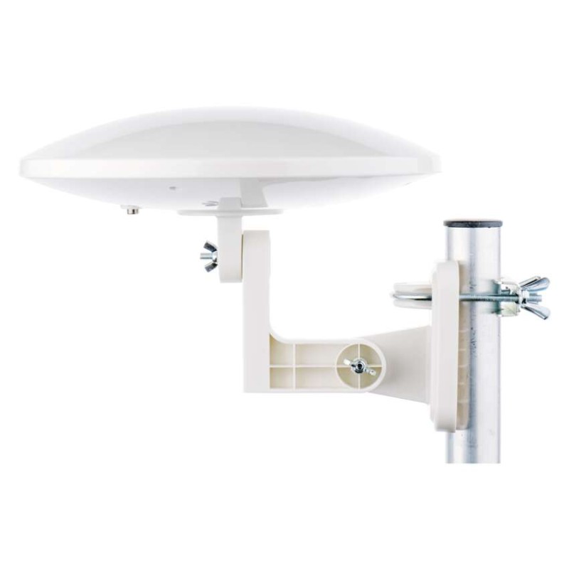 Antena zewnętrzna EM-9016C, 0–80 km, DVB-T2, DAB, FM, filtr LTE/4G