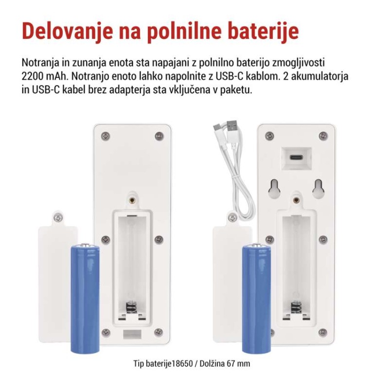 Brezžični komplet domačega avdio domofona H1087, 1 udeleženec