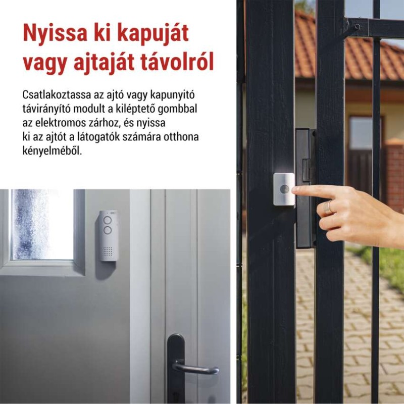 Vezeték nélküli otthoni audio kapucsengő készlet H1087, 1 résztvevő