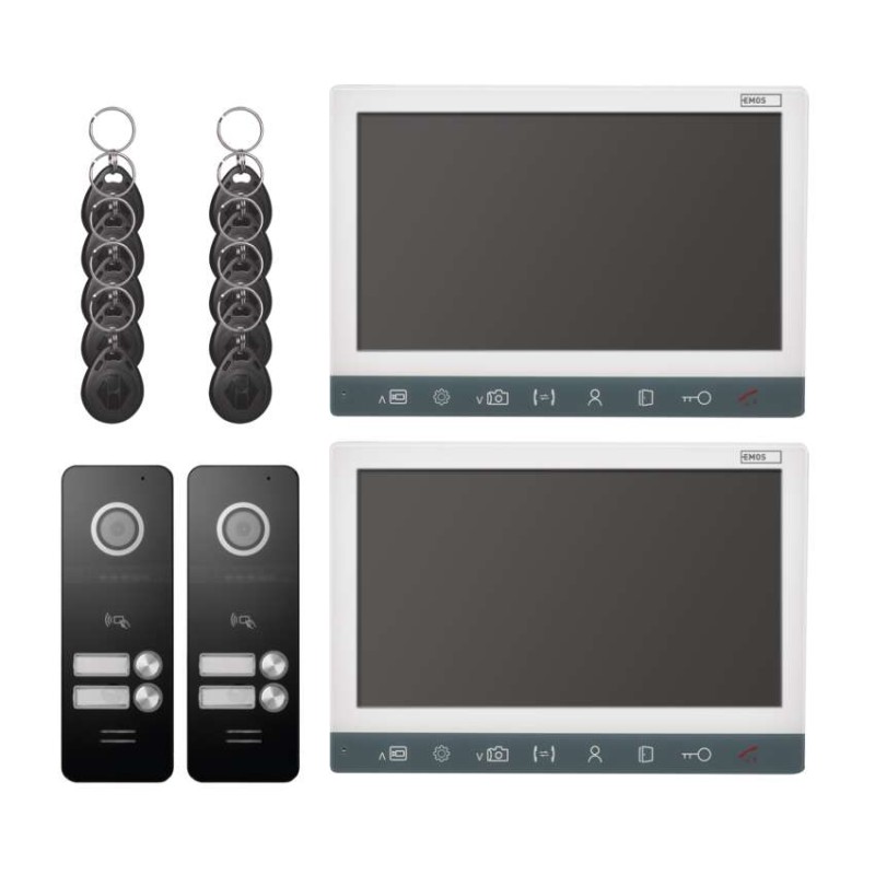 EMOS Videokaputelefon szett (2xH3015+2xH3017)