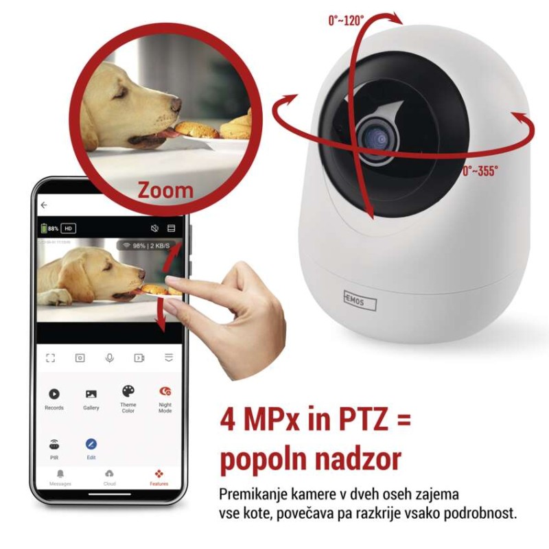GoSmart Vrtljiva kamera IP-220W z WiFi