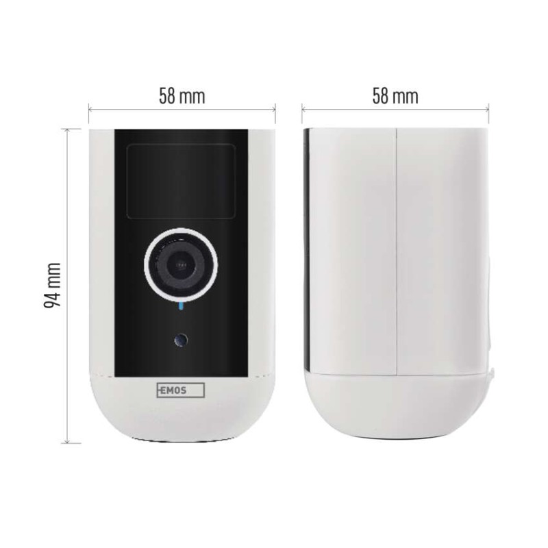 GoSmart Outdoor IP Kamera mit WiFi IP-210 SNAP, batteriebetrieben