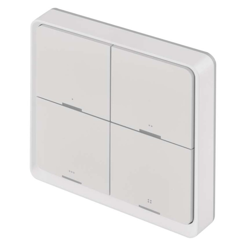 GoSmart Prenosný ovladač scén IP-2004ZW, ZigBee 3.0, 4-tlačidlový