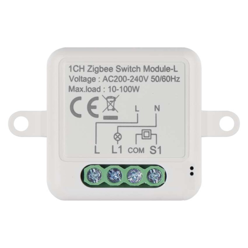 GoSmart spínací modul IP-2103SZ, ZigBee, 1-kanálový (nevyžaduje N vodič)