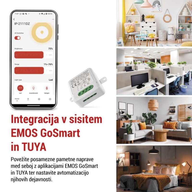 GoSmart modul za zatemnitev IP-2111DZ, ZigBee, 1-kanalni