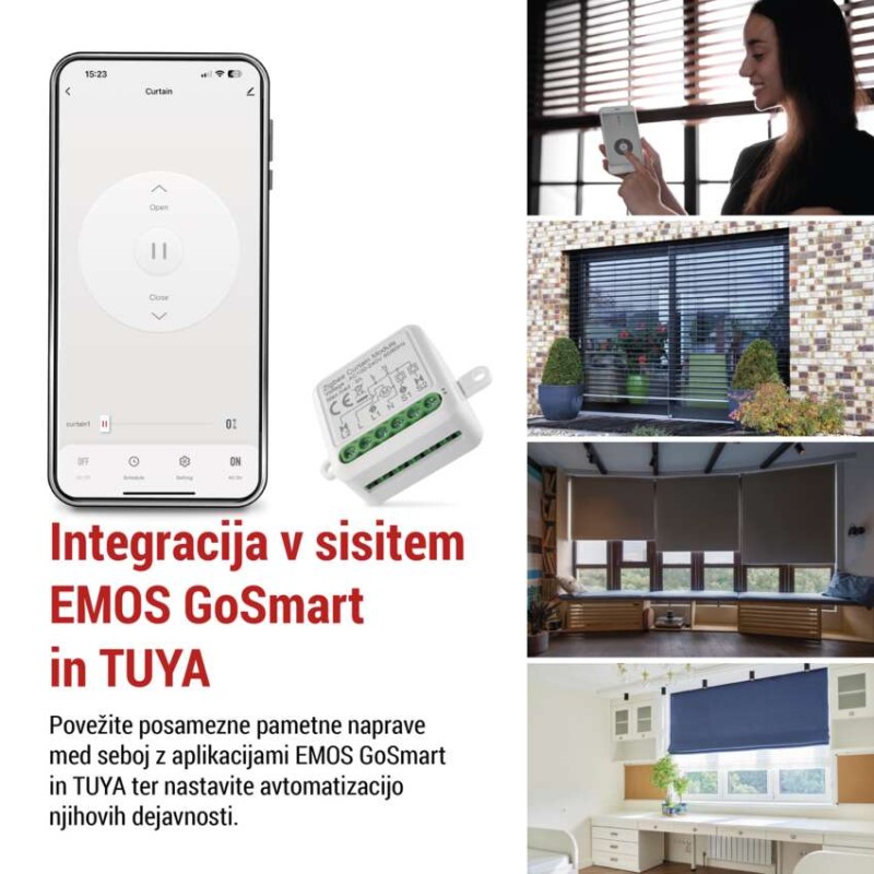 GoSmart modul za motorje IP-2121CZ, ZigBee, 1-kanalni