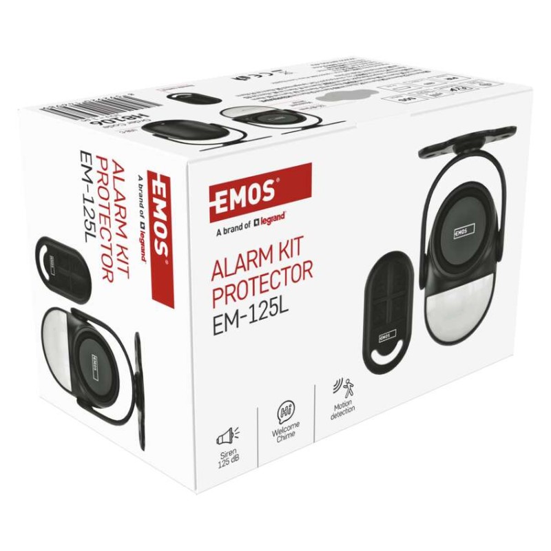 Alarm mit Bewegungsmelder EM‑125L PROTECTOR