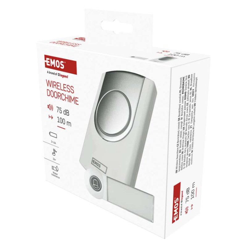 Dzwonek bezprzewodowy do drzwi P5723, 3x AA