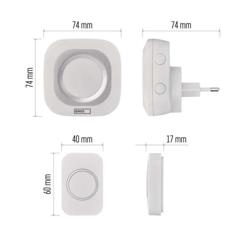 Vezeték nélküli csengő P5733W