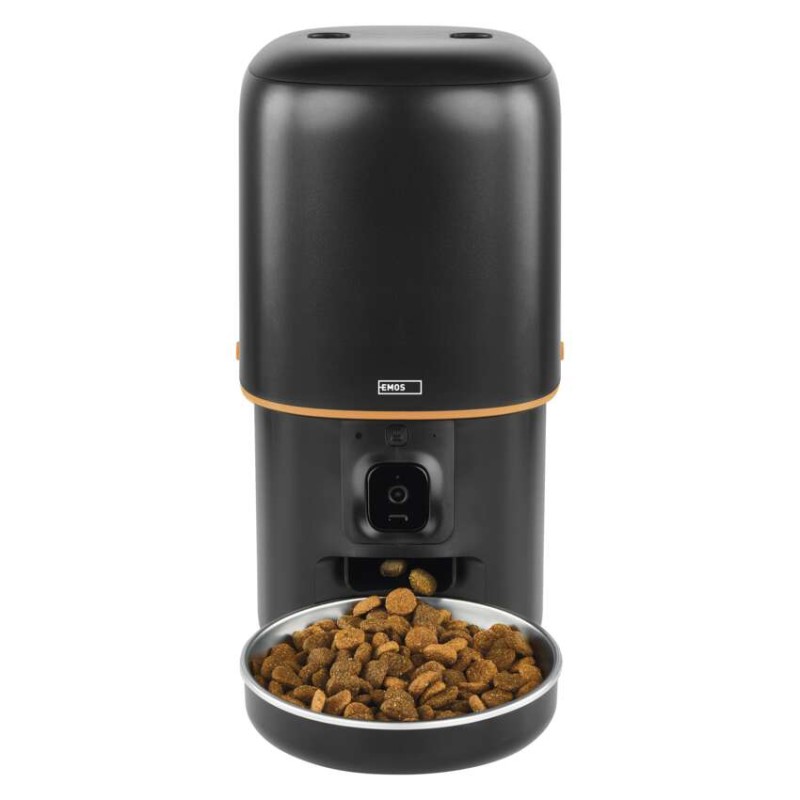 GoSmart dávkovač krmiva Pet Care s kamerou, 4 l, čierny, Wi-Fi