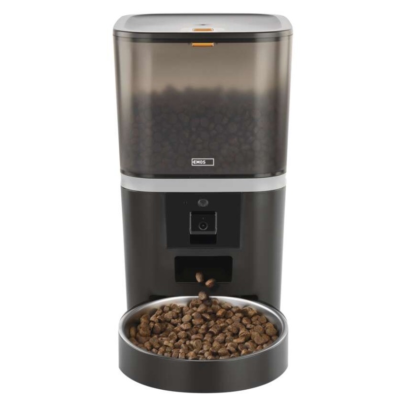 GoSmart Karmidło z kamerą PET CARE, 6 l, czarne, Wi-Fi