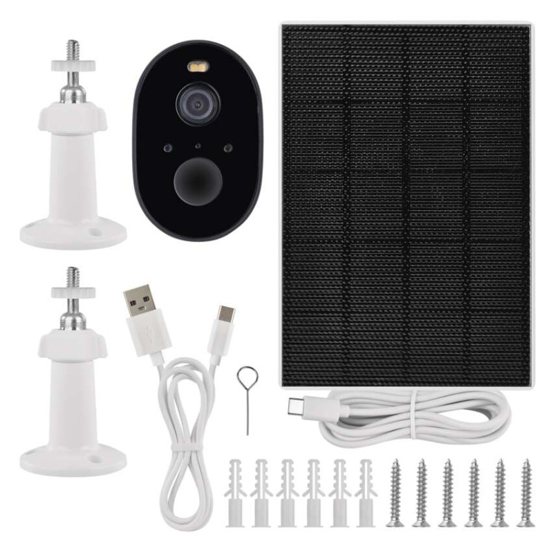 GoSmart Kamera zewnętrzna IP-1150 SNAP z WiFi, akumulatorem i panelem solarnym