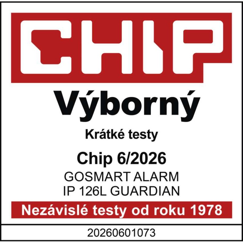Alarm GoSmart IP‑126L GUARDIAN z czujnikiem ruchu, 6× czujników drzwi/okien, WiFi