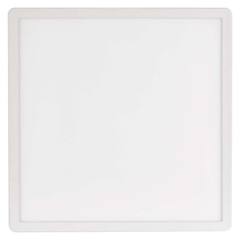 LED gaismeklis FLORI kvadrāts, balts, 18W, neitrāli balts
