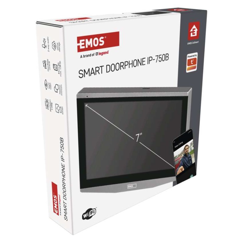 #GOSMART VIDEODOORPHONE 7" IP-750B INDOOR UNIT