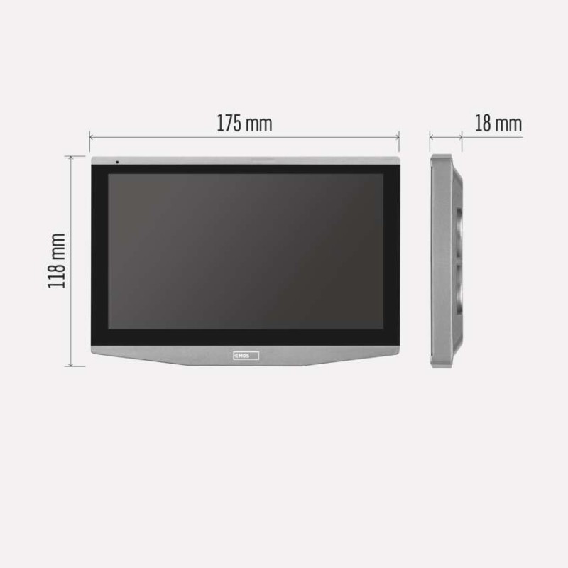 #GOSMART VIDEODOORPHONE 7" IP-750B INDOOR UNIT