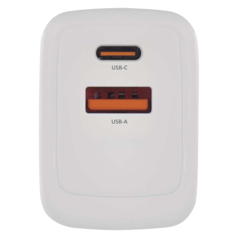 Universāls USB sienas lādētājs GaN, PD 20 W maks.
