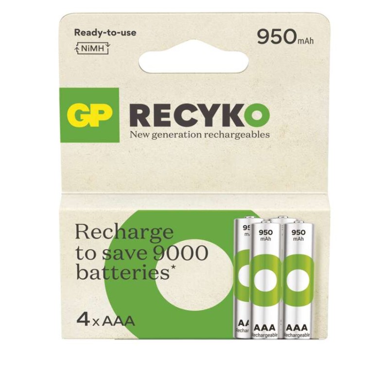 Nabíjecí baterie GP ReCyko 950 AAA (HR03)