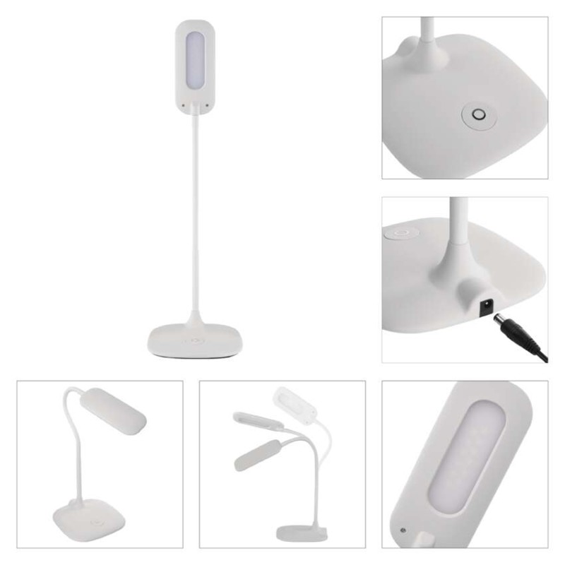LED Schreibtischlampe STELLA, weiss