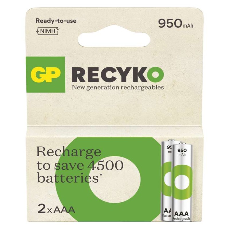 Nabíjecí baterie GP ReCyko 950 AAA (HR03)