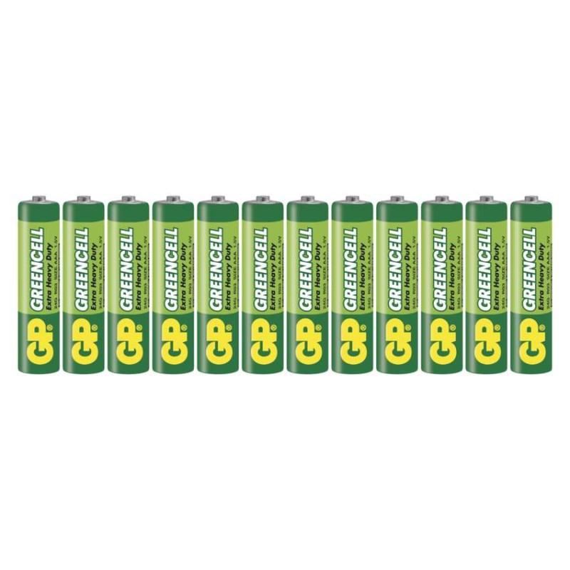 Zinková baterie GP Greencell AAA (R03)