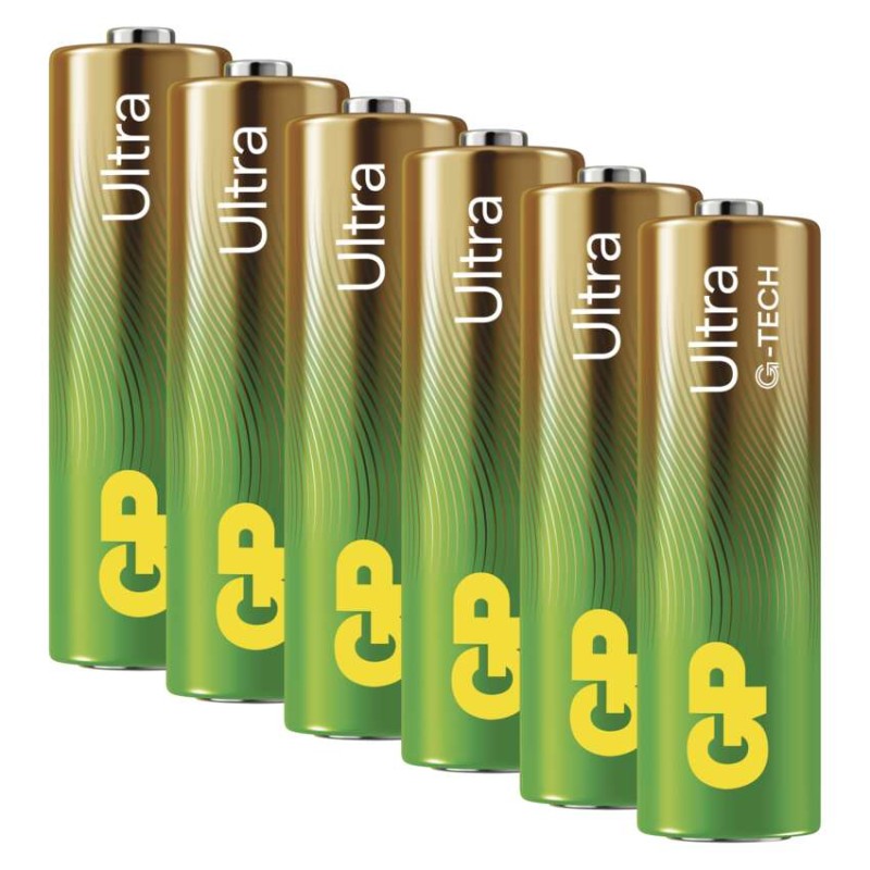 Alkalická baterie GP Ultra AA (LR6)