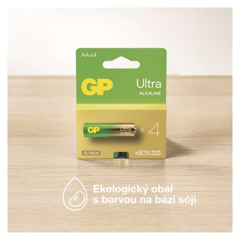 Alkalická baterie GP Ultra D (LR20)