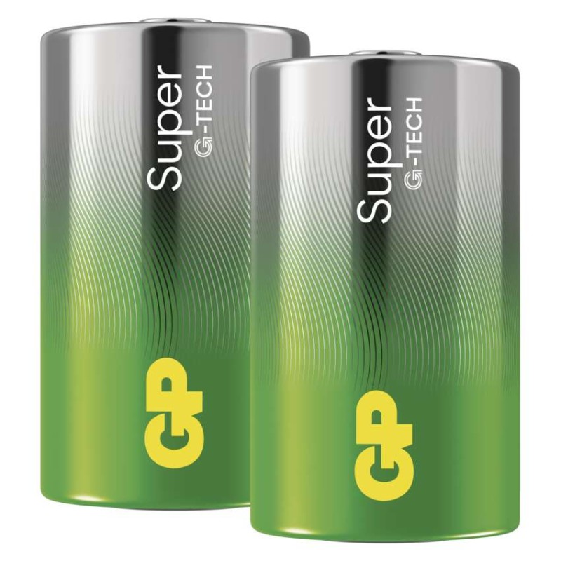 Alkalická baterie GP Super D (LR20)