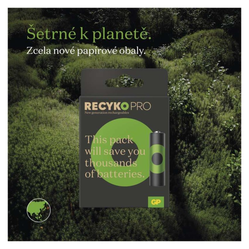 Nabíjecí baterie GP ReCyko Pro Professional AAA (HR03)