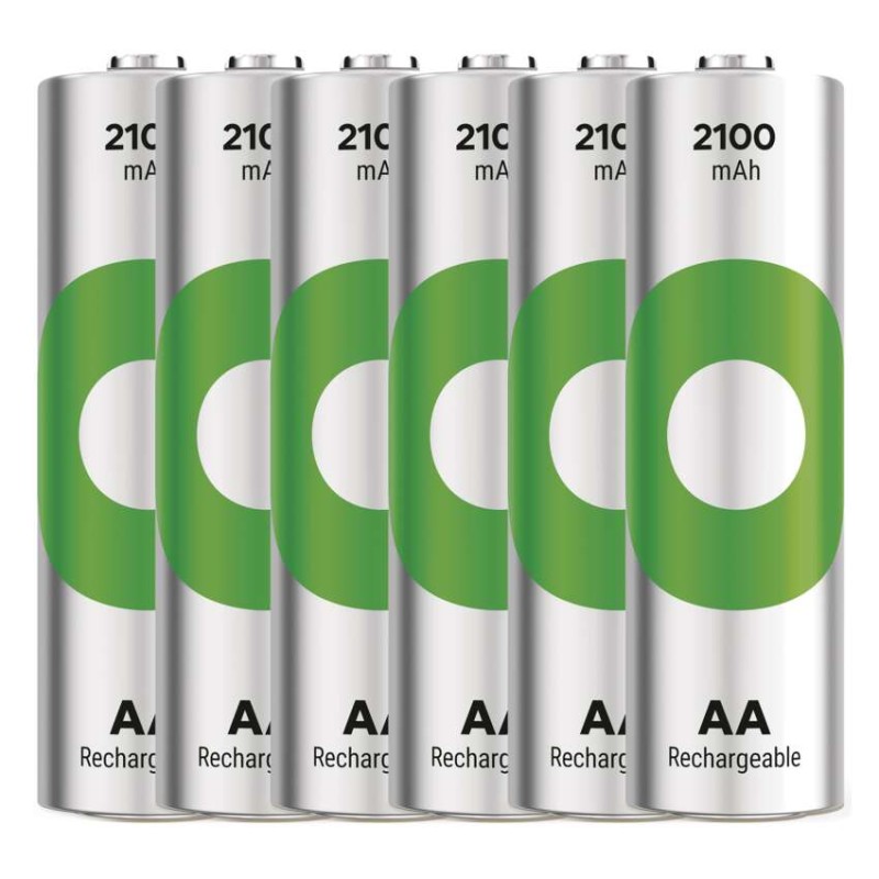Nabíjecí baterie GP ReCyko 2100 AA (HR6), 6 ks