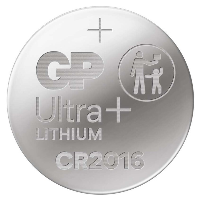 Lithiová knoflíková baterie GP CR2016, 4 ks