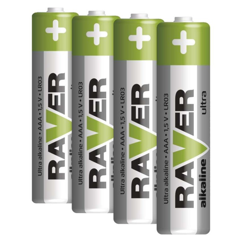Alkalická baterie RAVER AAA (LR03)