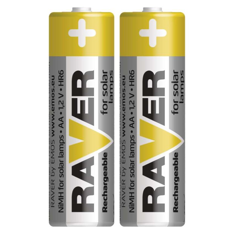 Nabíjecí baterie do solárních lamp RAVER AA (HR6) 600 mAh