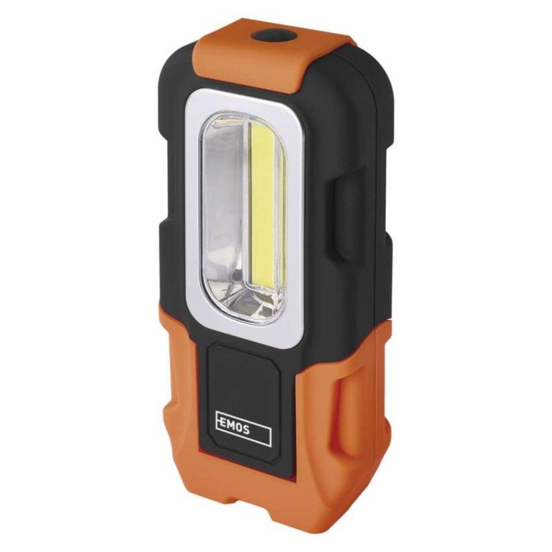 COB LED pracovní svítilna P3888, 180 lm, 3× AAA