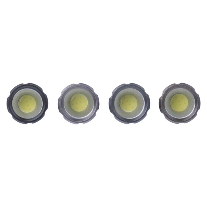 COB LED ruční kovová svítilna P4705, 100 lm, 3× AAA, 12 ks, display box