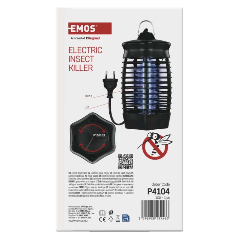 Elektrický lapač hmyzu P4104 3,3W