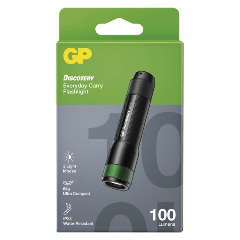 LED ruční svítilna GP Discovery C31X, 100 lm