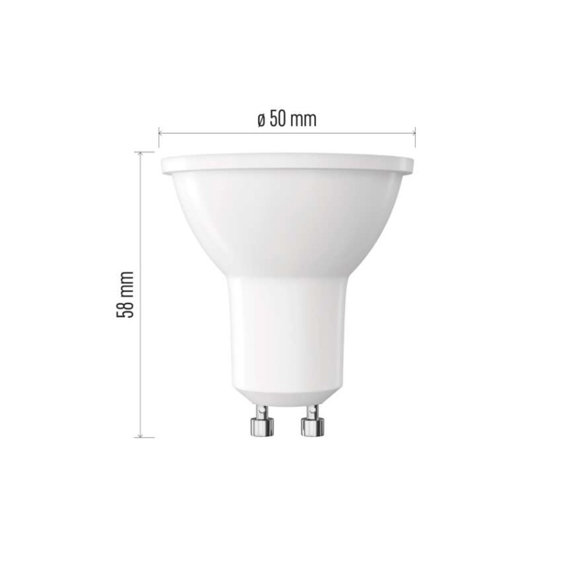 LED žárovka Classic MR16 / GU10 / 3 W (32 W) / 345 lm / teplá bílá