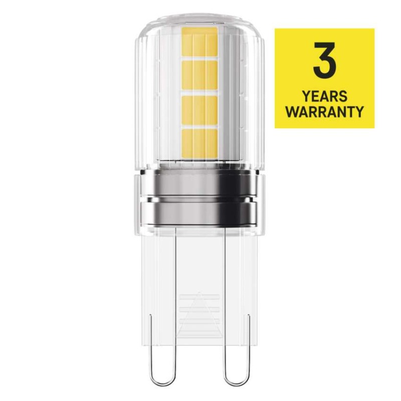 LED žárovka Classic JC / G9 / 2,5 W (32 W) / 350 lm / studená bílá