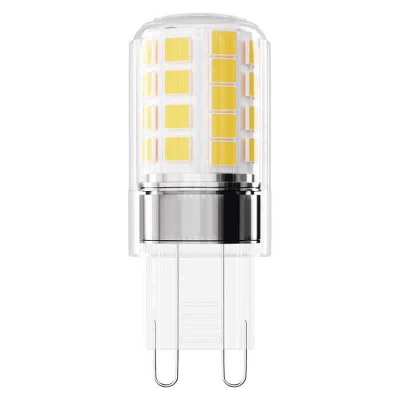 LED žárovka Classic JC / G9 / 4,2 W (40 W) / 470 lm / studená bílá / 2 ks