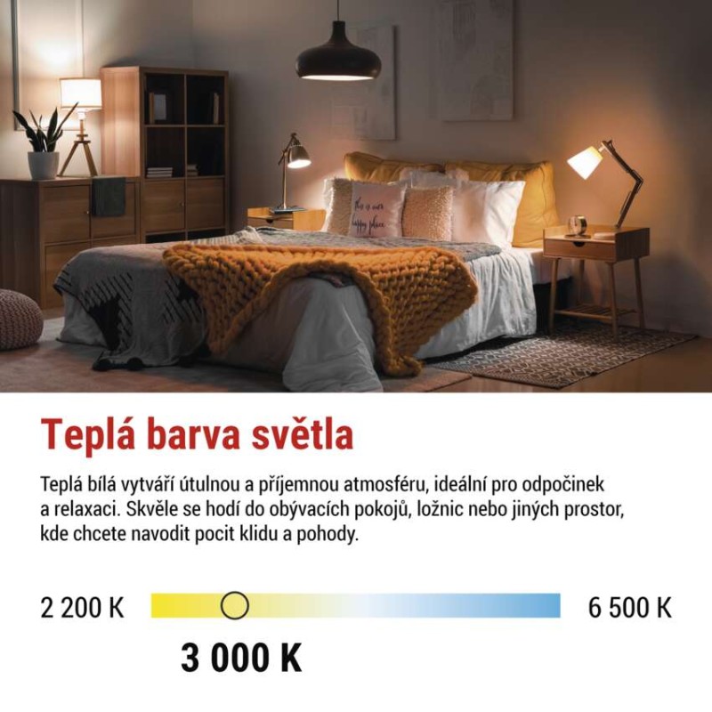LED žárovka Classic JC / G9 / 4,2 W (40 W) / 470 lm / teplá bílá