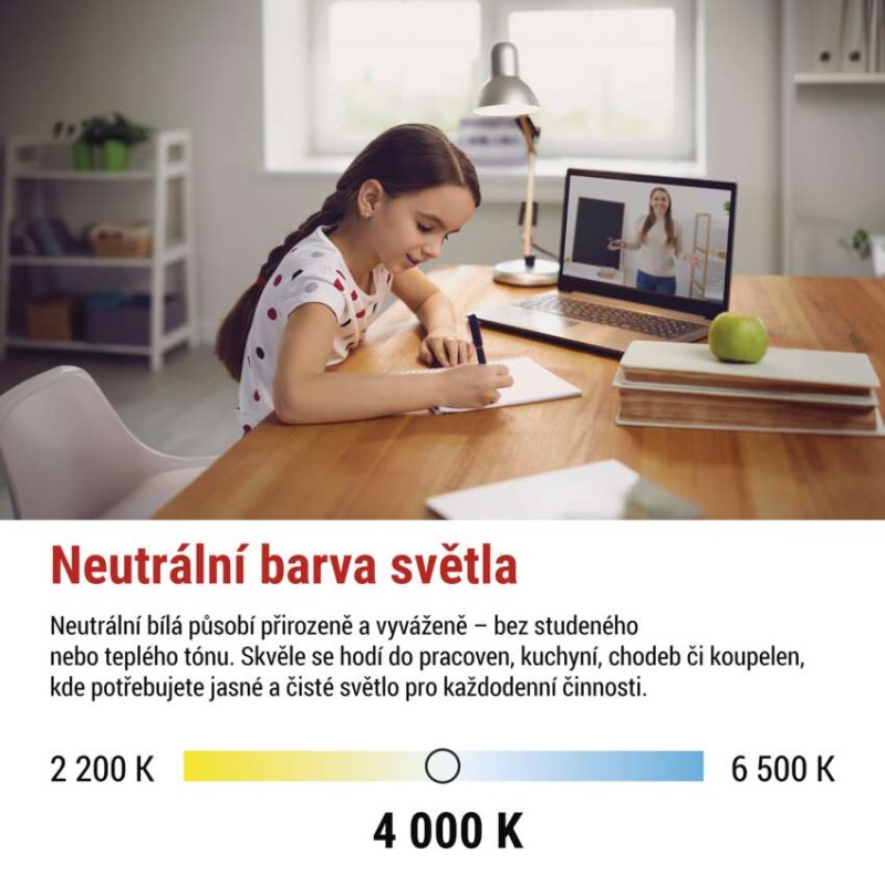 LED žárovka Classic JC / G9 / 2,5 W (32 W) / 350 lm / neutrální bílá