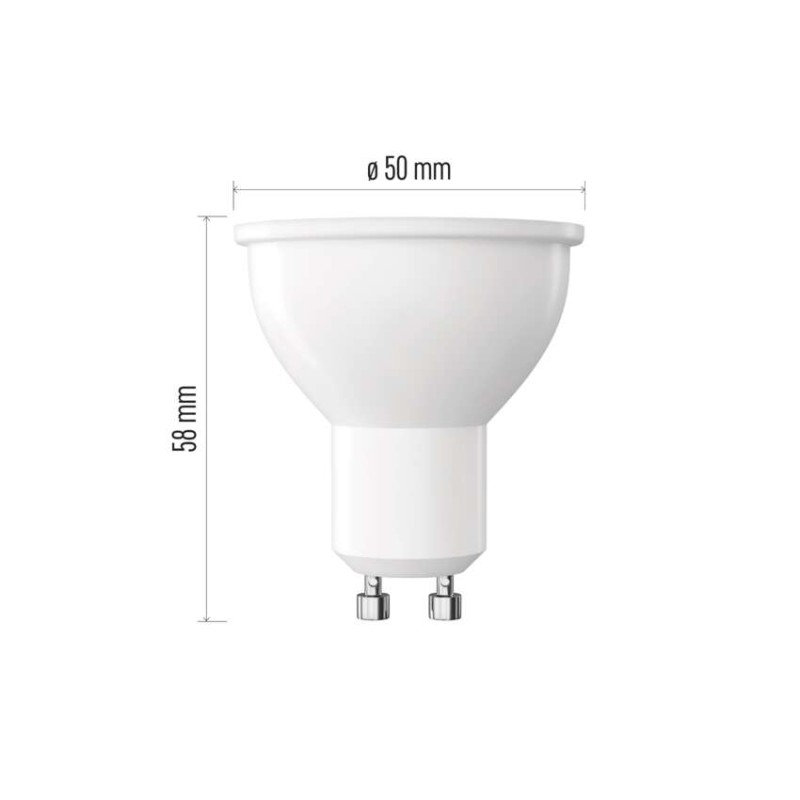 LED žárovka Classic MR16 / GU10 / 7 W (60 W) / 800 lm / teplá bílá / stmívatelná