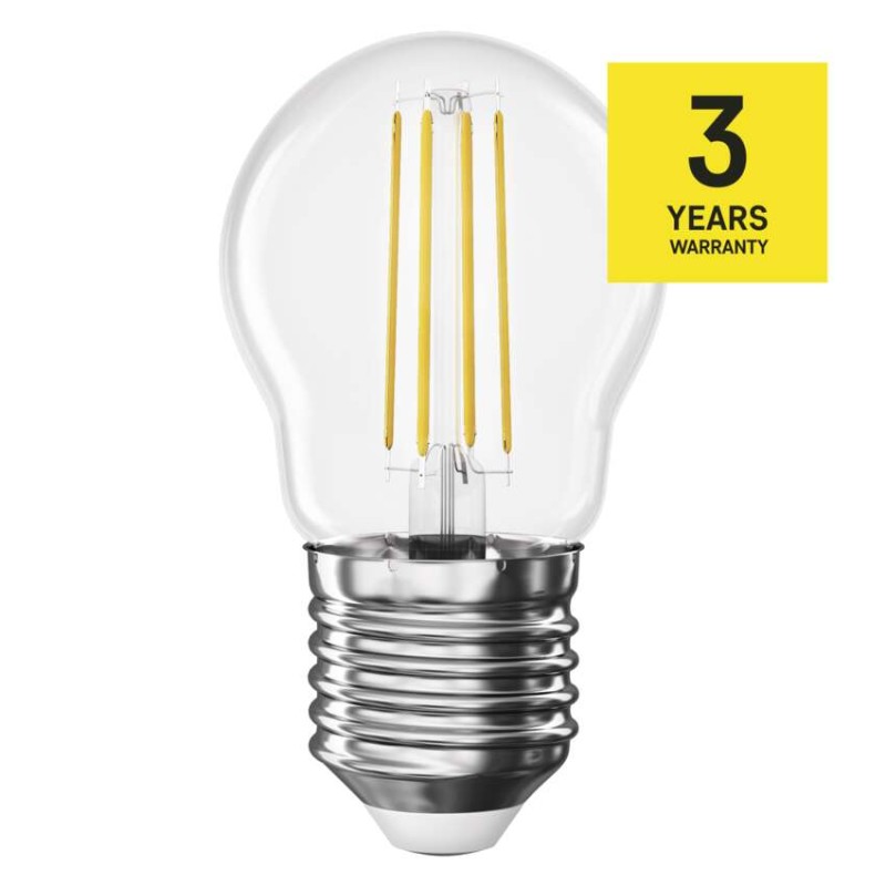 LED žárovka Filament Mini Globe / E27 / 1,8 W (25 W) / 250 lm / teplá bílá