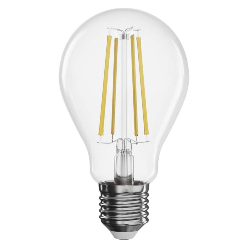 LED žárovka Filament A60 / E27 / 7,5 W (75 W) / 1 055 lm / neutrální bílá / stmívatelná