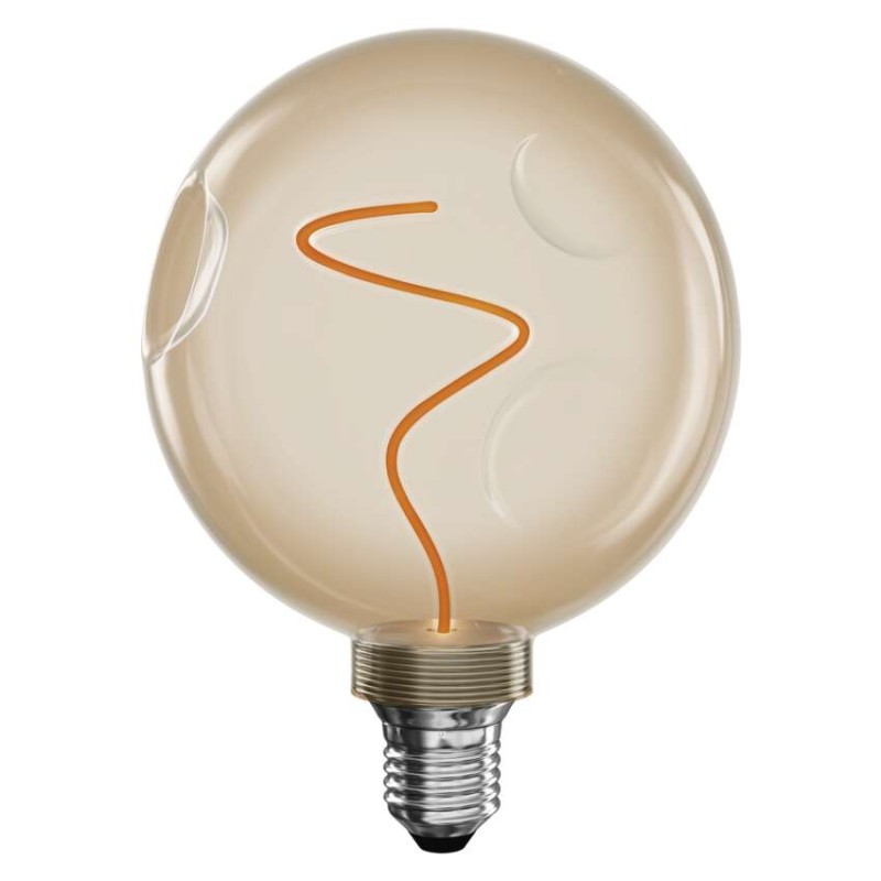 LED žárovka DECO CG125A / E27 / 4,5 W (24 W) / 240 lm / flame