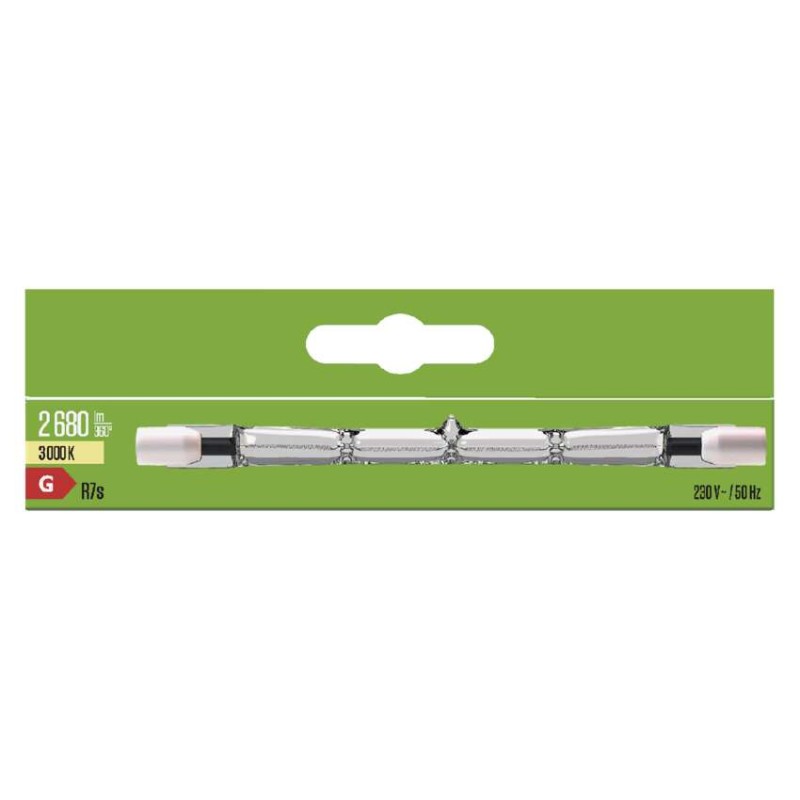Lineární halogenová žárovka J118 140W R7s teplá bílá
