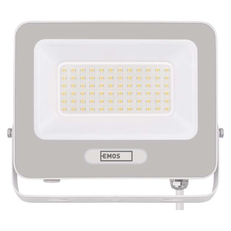 LED reflektor GLARO 50W, bílý, IP65, 5000 lm, neutrální bílá