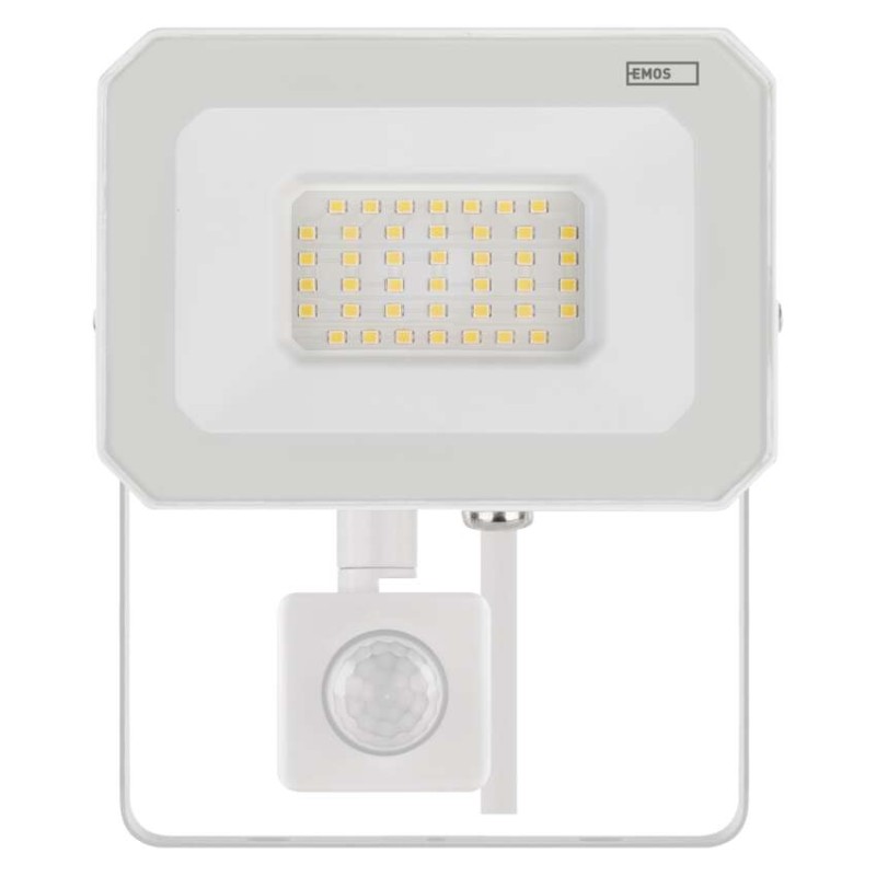LED reflektor SIMPO, 30W, PIR, neutrální bílá