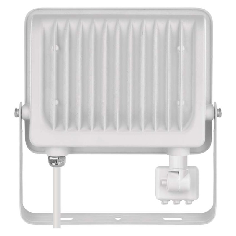 LED reflektor GLARO s pohybovým čidlem, 50 W, bílý, IP54, 5000 lm, neutrální bílá